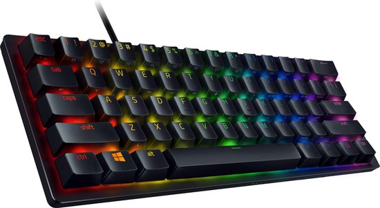 Razer Huntsman Mini Gaming Toetsenbord (Optisch Rood) QWERTY - Zwart