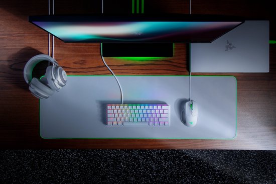 Razer Huntsman Mini Gaming Toetsenbord (Optisch) Mercury QWERTY - Paars