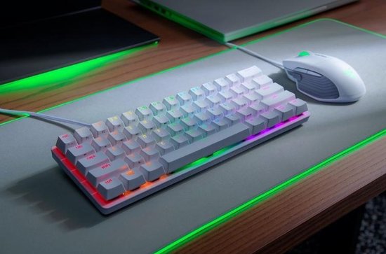 Razer Huntsman Mini Gaming Toetsenbord (Optisch) Mercury QWERTY - Paars