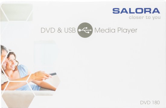 Salora DVD180 DVD/Blu-ray-speler DVD speler - Zwart