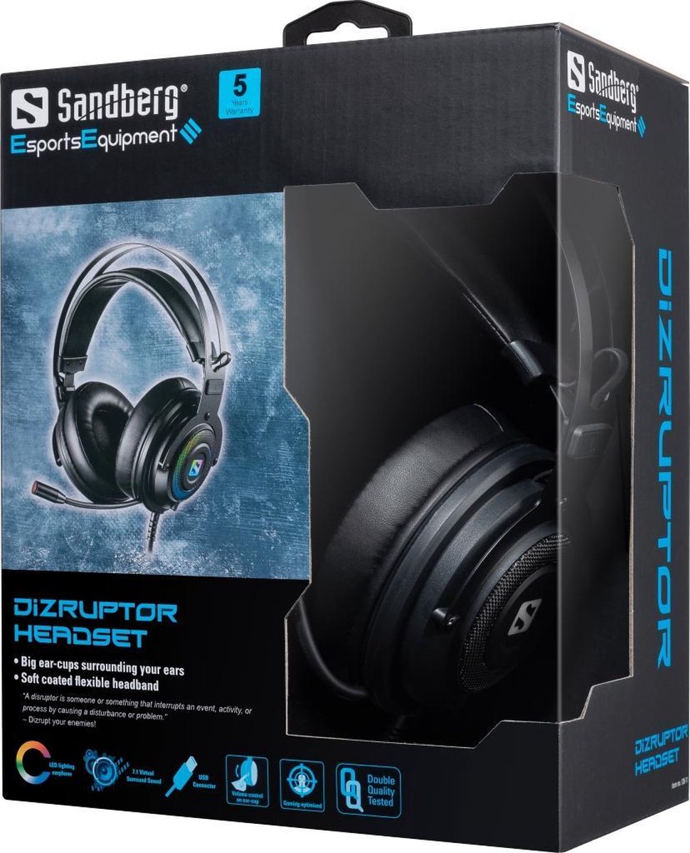 Sandberg Dizruptor Headset USB 7.1
