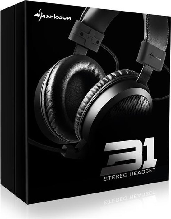 Sharkoon B1 Stereofonisch Hoofdband hoofdtelefoon - Zwart