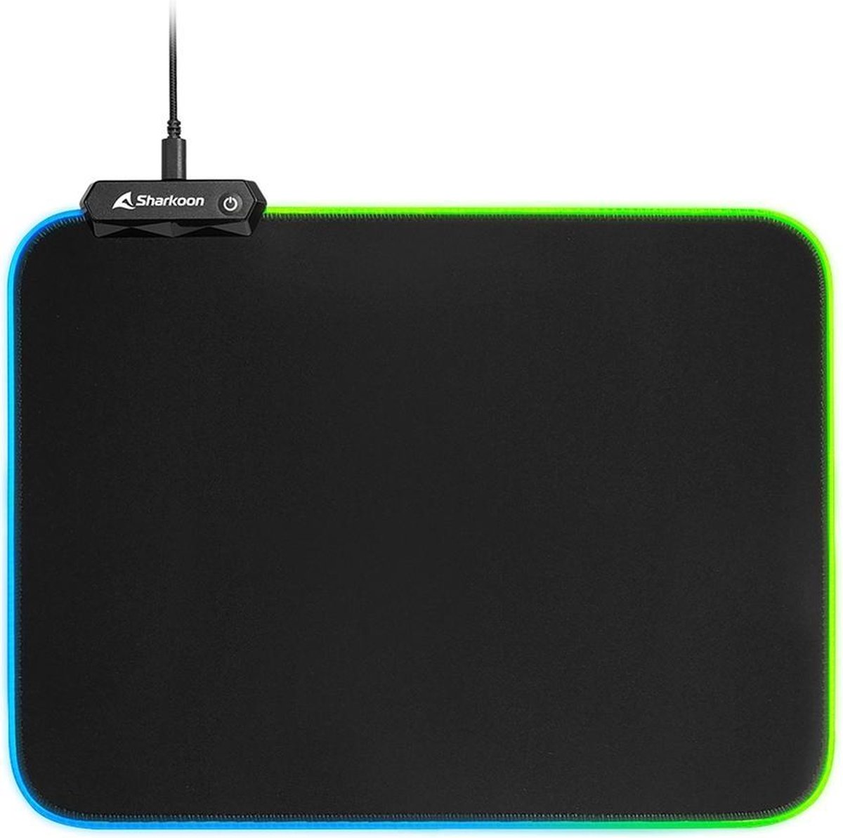 Sharkoon 1337 RGB V2 Gaming Mat 360 - Zwart