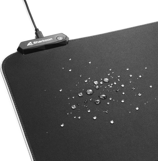 Sharkoon 1337 RGB V2 Gaming Mat 360 - Zwart