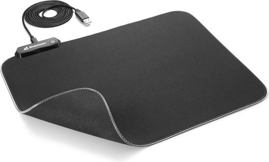 Sharkoon 1337 RGB V2 Gaming Mat 360 - Zwart