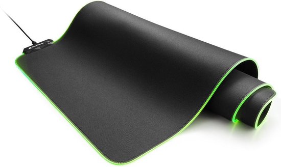 Sharkoon 1337 RGB V2 Gaming Mat 900 - Zwart