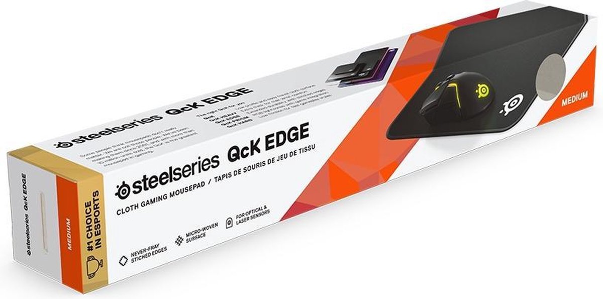 Steelseries QcK Edge Medium Muismat - Zwart
