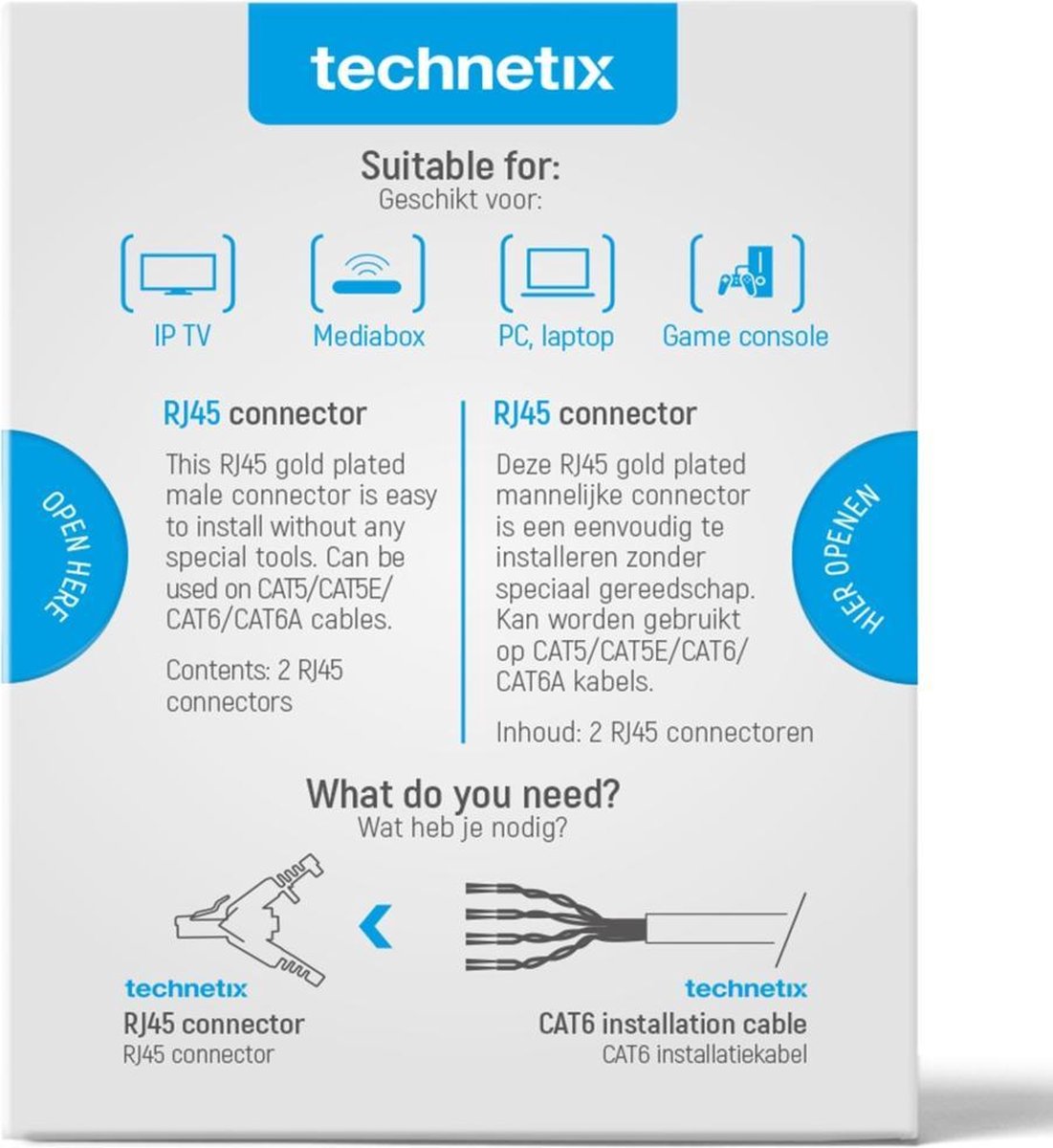 Technetix RJ45 connector click