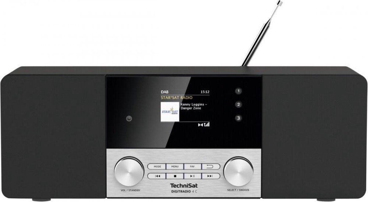 TechniSat DigitRadio 4 C zwart/zilver - Silver