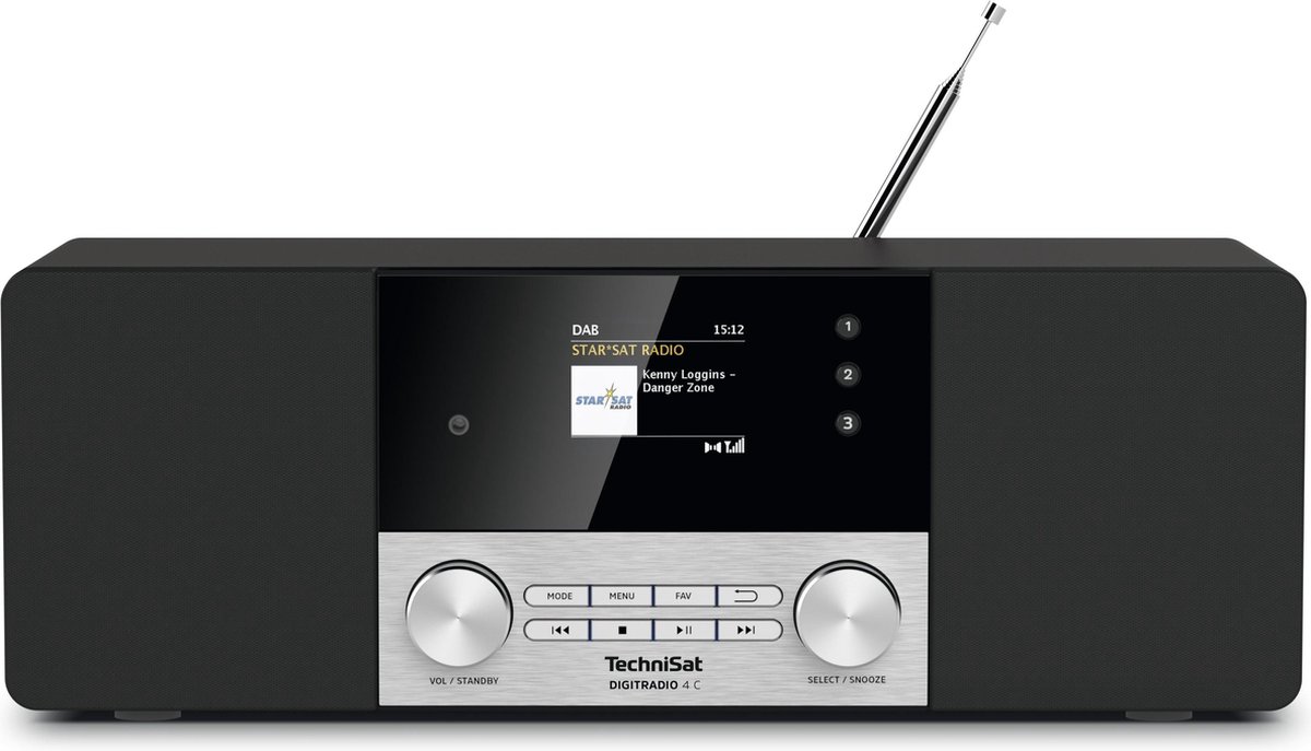 TechniSat DigitRadio 4 C zwart/zilver - Silver