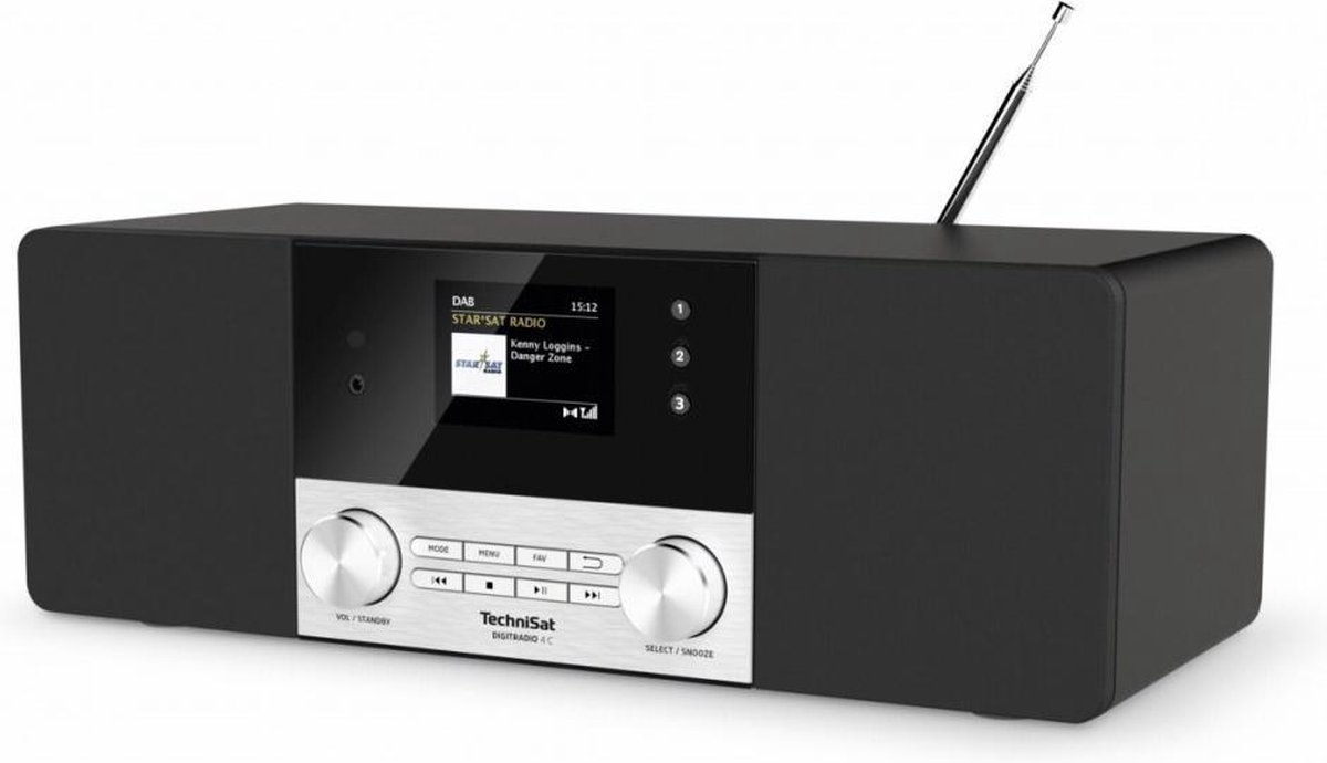 TechniSat DigitRadio 4 C zwart/zilver - Silver
