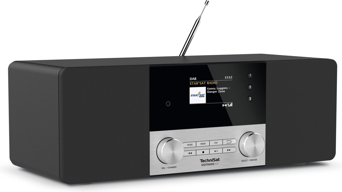TechniSat DigitRadio 4 C zwart/zilver - Silver