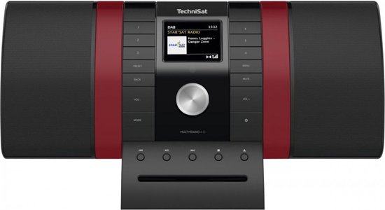 TechniSat MultyRadio 4.0 zwart/rood