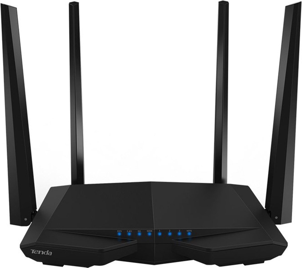 Tenda AC6 Dual-band (2.4 GHz / 5 GHz) Fast Ethernet draadloze router - Blanco