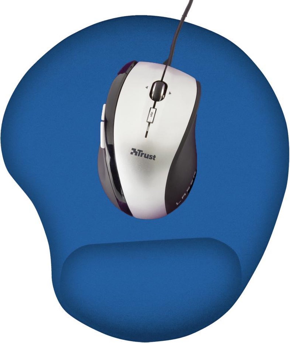 Trust BigFoot Gel Muismat - - Blauw