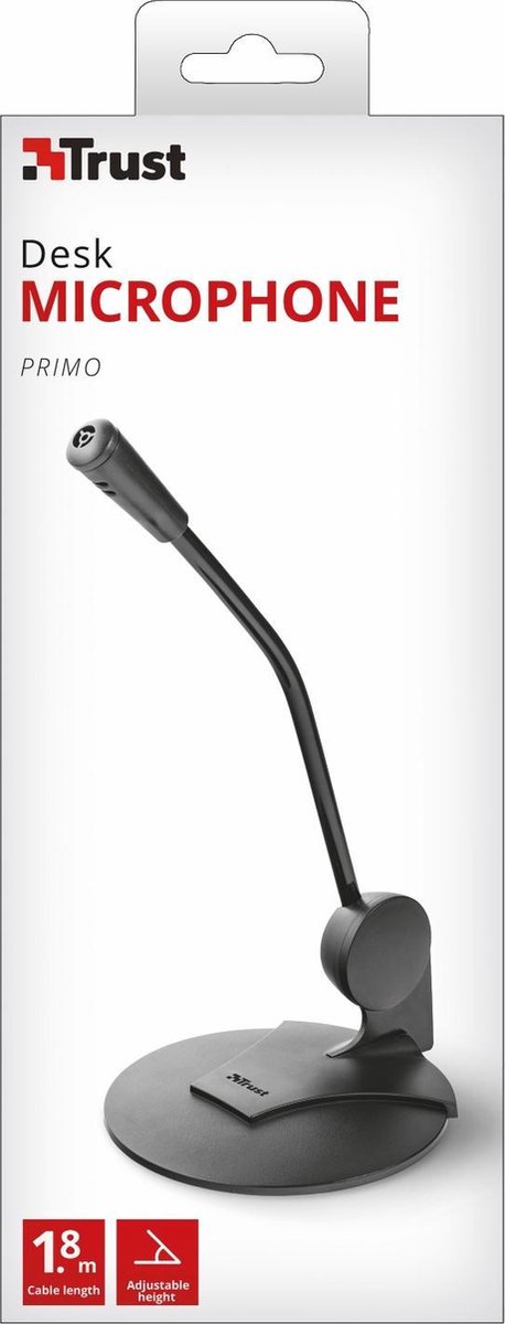 Trust 21674 Primo Microphone - Zwart