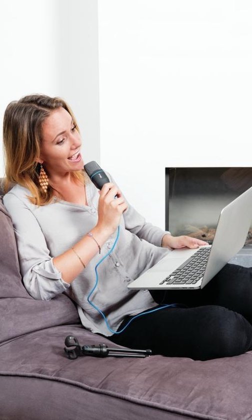 Trust Mico PC-microfoon Zwart, - Blauw