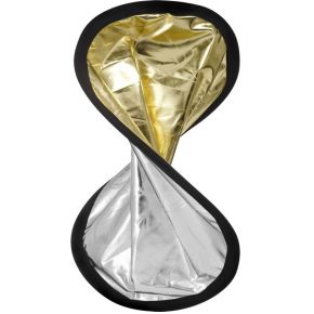 Walimex Dubbele reflector zilver/goud 30cm