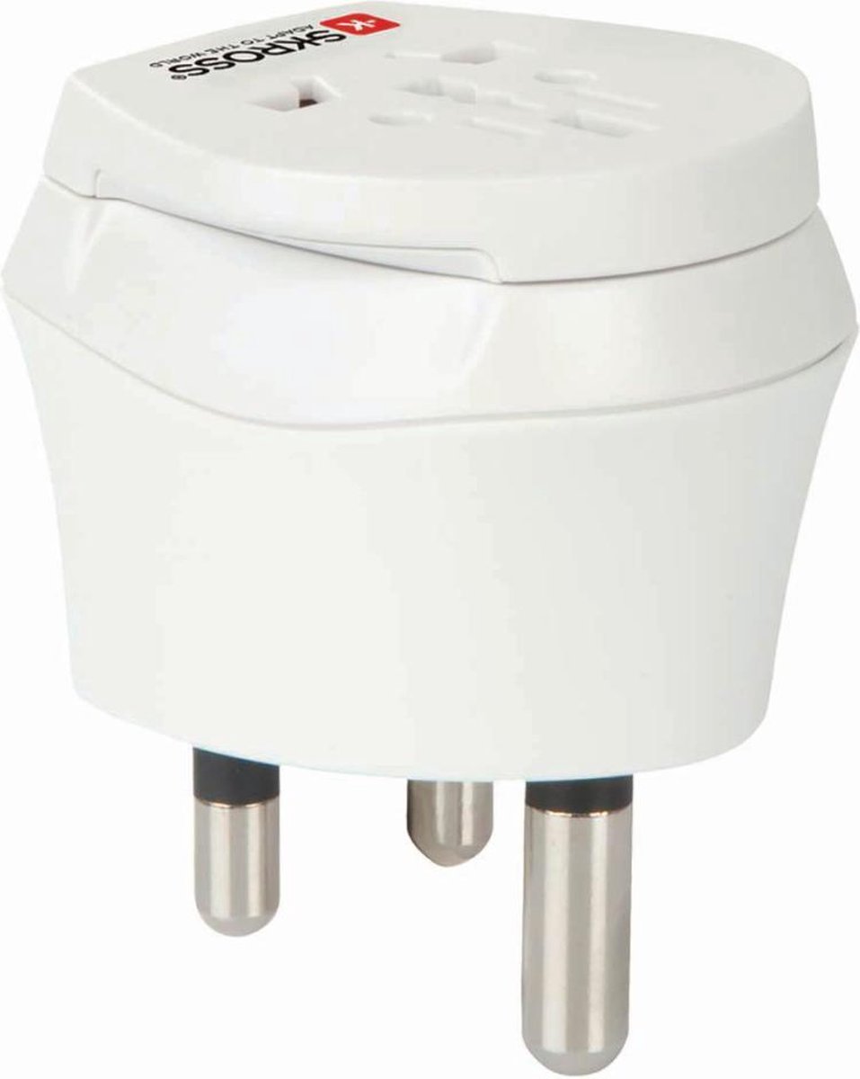 Skross Reisadapter Combo - Wereld-naar-Zuid-Afrika Geaard