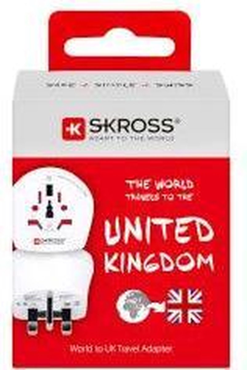 Skross Travel Adapter World-to-UK Earthed