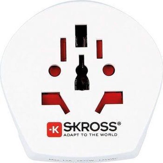 Skross Travel Adapter World-to-USA Earthed