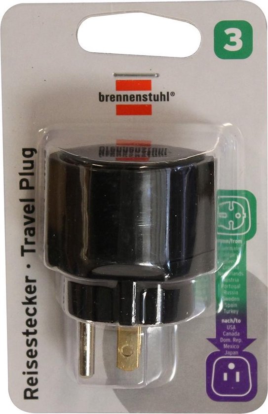 Brennenstuhl Travel Adapter - [1508550]