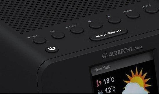 Albrecht DR 450 Klok Digitaal radio - Zwart