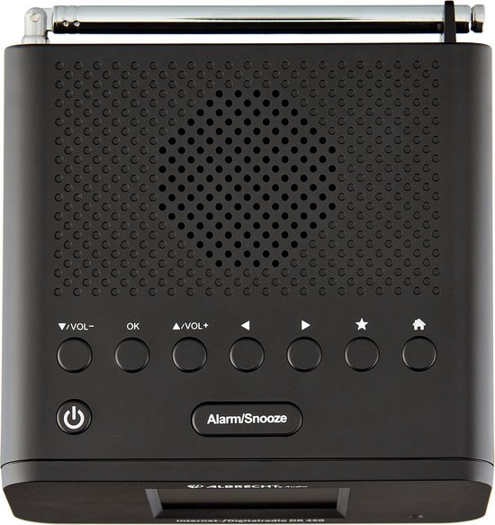 Albrecht DR 450 Klok Digitaal radio - Zwart