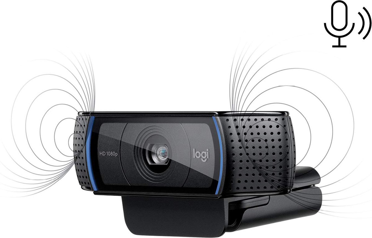 Logitech C920 HD Pro Webcam - Zwart