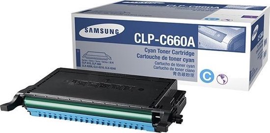 Samsung CLP-C660A tonercartridge cyaan standard capacity 2.000 paginas 1-pack