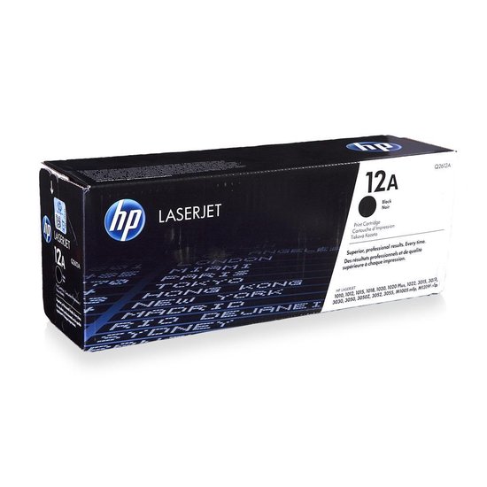 HP Q2612A - Tonercartridge / - Zwart