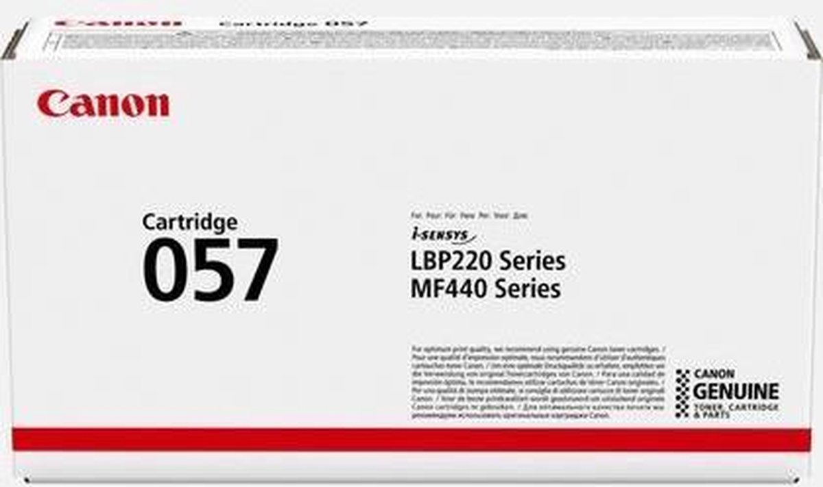 Canon toner cartridge 057 - Zwart