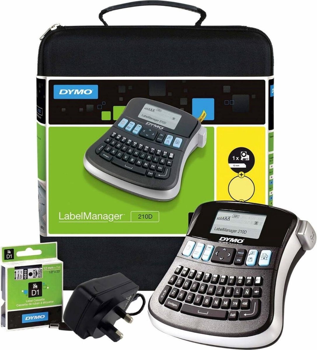 Dymo LabelManager 210 D in stabiele Koffer