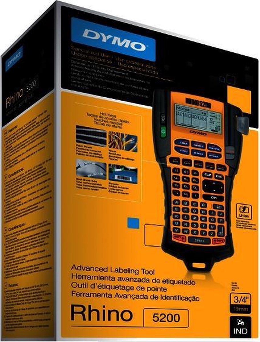 Dymo RHINO 5200 Thermo transfer labelprinter