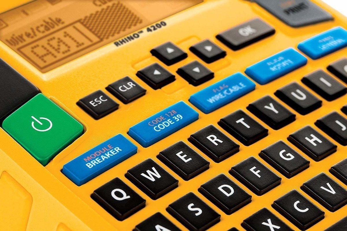 Dymo Rhino 4200 labelprinter Thermo transfer Draadloos