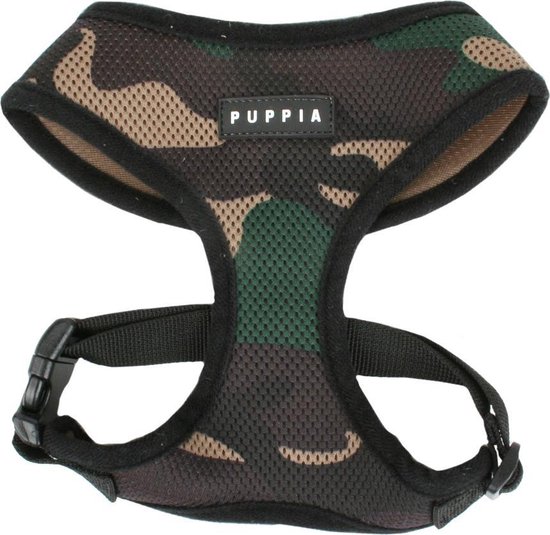 Puppia Hondentuig Soft Harness Camouflage