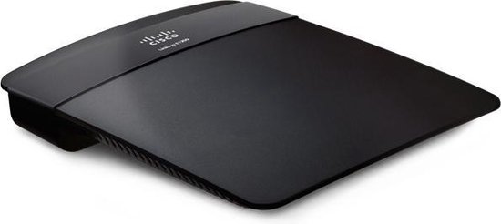 Linksys E1200-EW - Router - 300 Mbps - Zwart