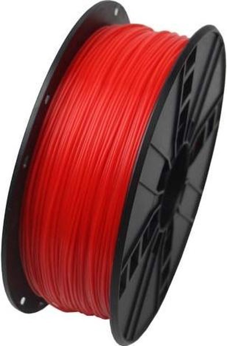 Gembird 3DP-PLA1.75-01-FR Polymelkzuur Fluorescent red 1000g 3D-printmateriaal