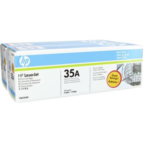 HP Toner CB 435 AD 35 A Dubbelpak - Zwart