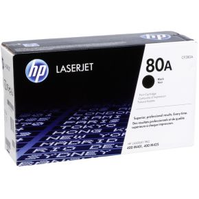 HP Toner CF 280 A nr. 80 - Negro