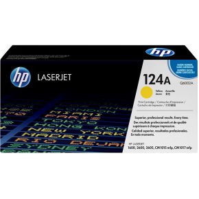 HP toner Q6002A 124A Yellow - Geel