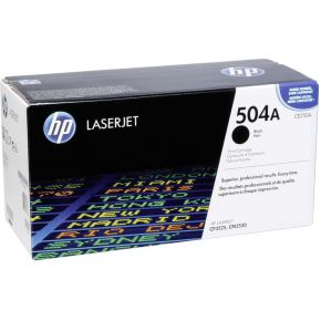 HP Toner Color Laser CP3525/CM3530 black CE250A - Zwart