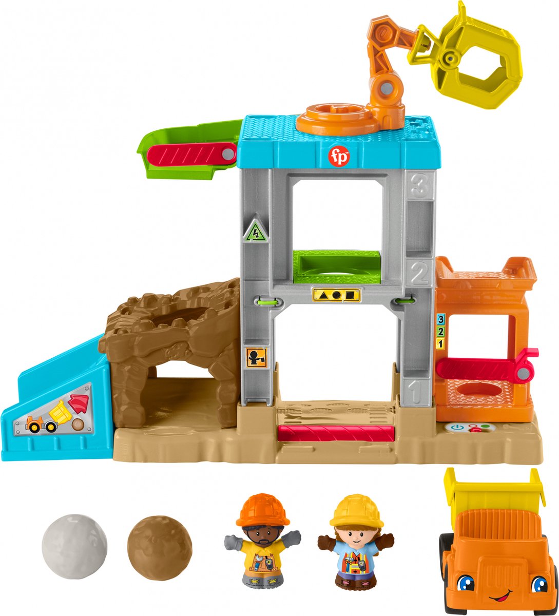 Mattel Fisher Price Little People Lift N' Learn Construction Site