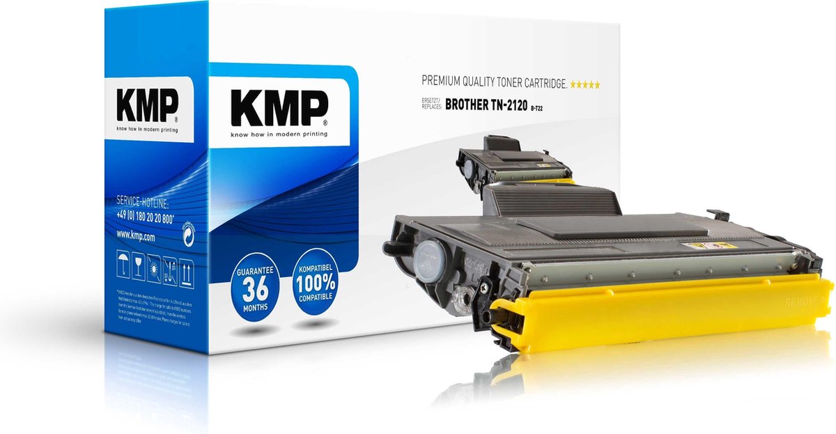 Kmp B-T22 Toner zwart XXL compatibel met Brother TN-2120 X