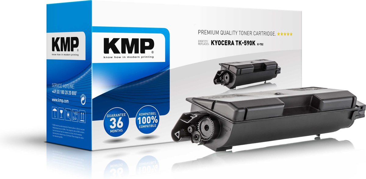 Kmp K-T52 Toner zwart compatibel met Kyocera TK-590 K