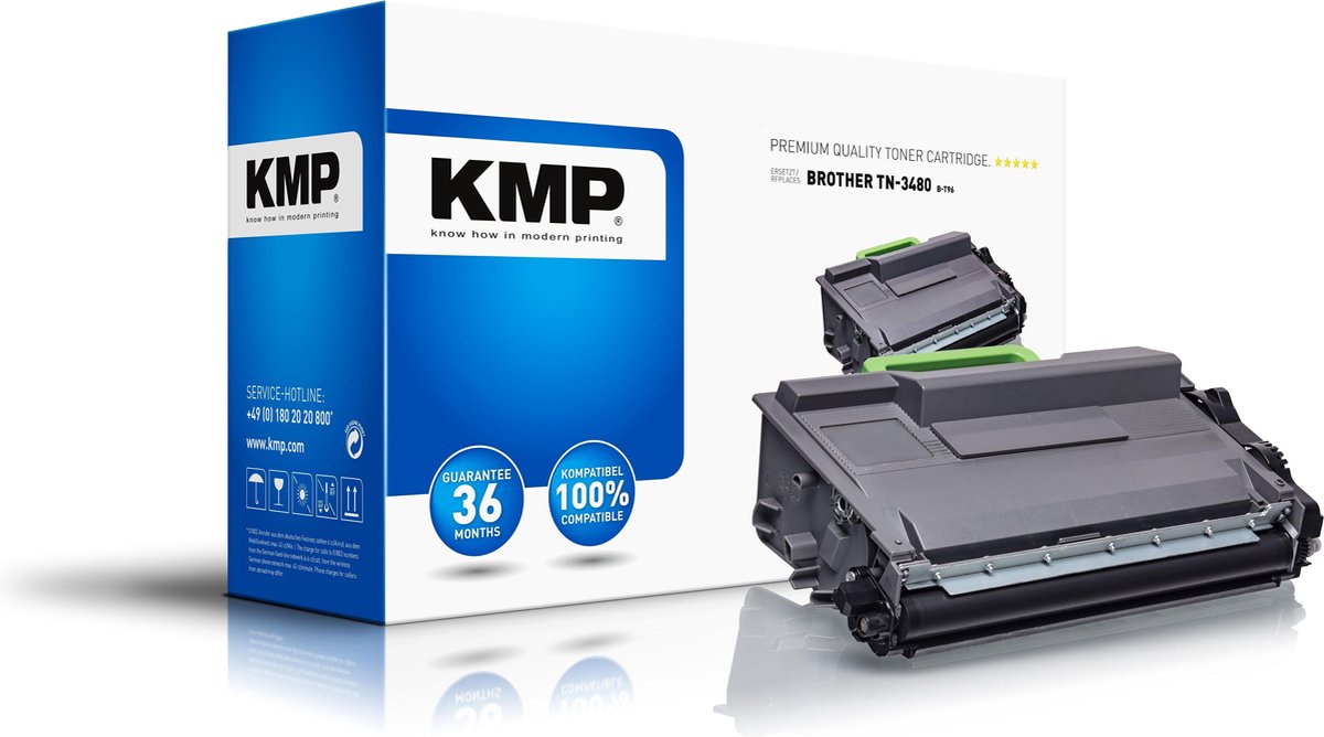 Kmp B-T96 Toner zwart compatibel met Brother TN-3480