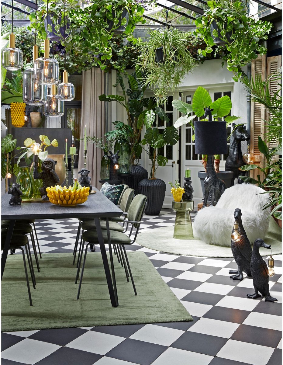 Tafellamp Duck - Zwart