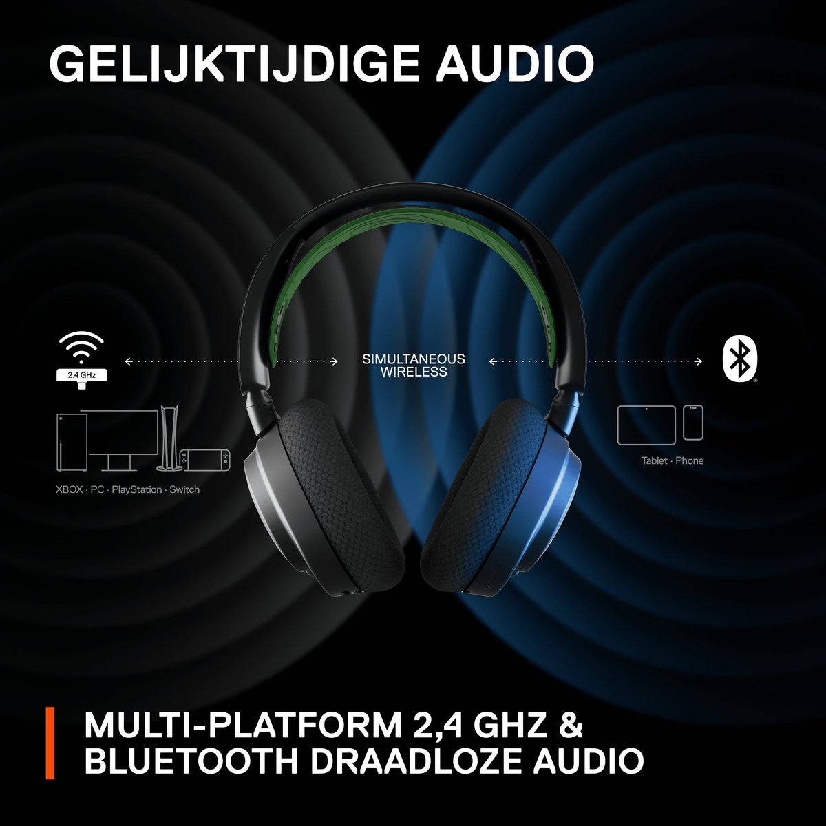 Steelseries Arctis Nova 7x Gaming Headset - Xbox Series X + S & One Zwart