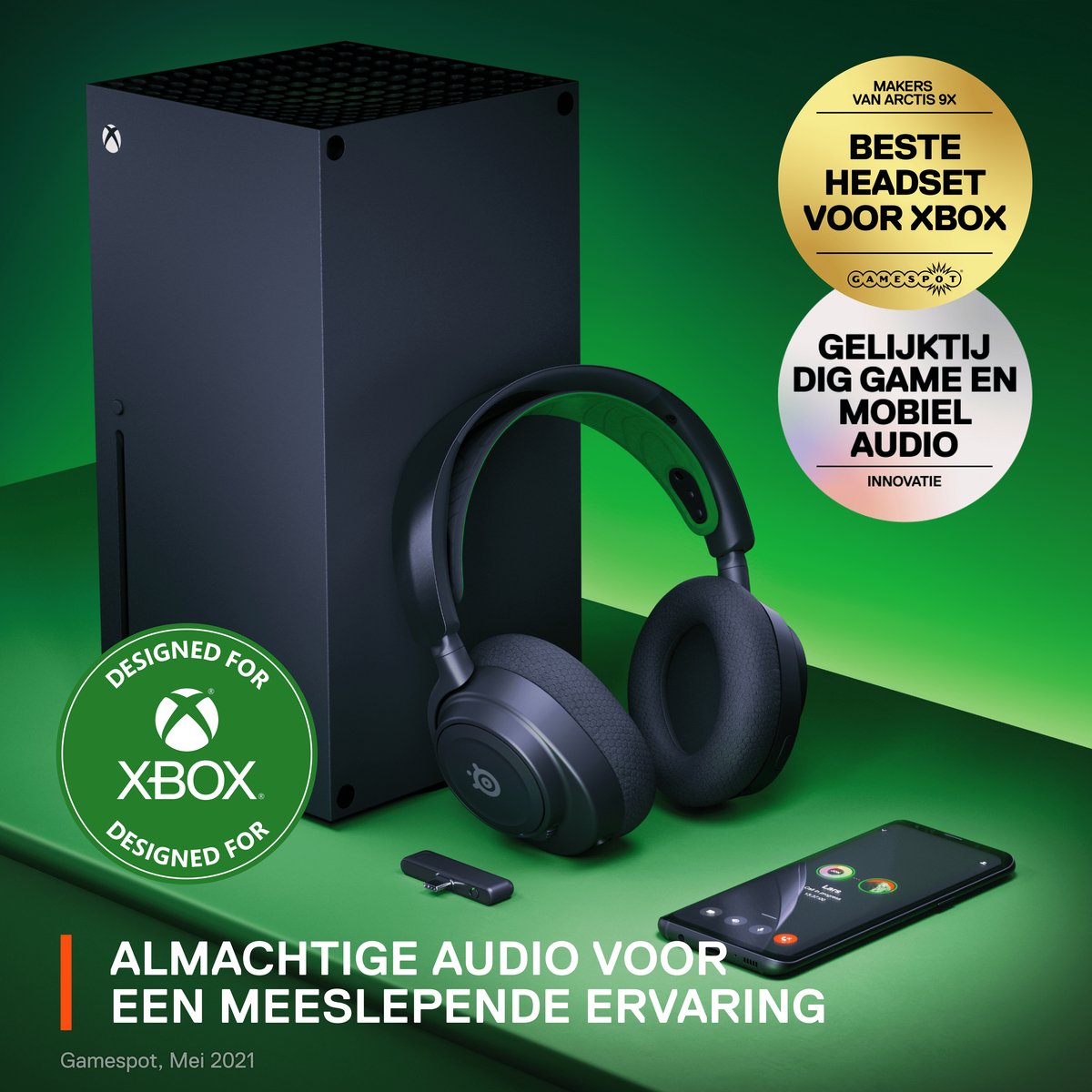 Steelseries Arctis Nova 7x Gaming Headset - Xbox Series X + S & One Zwart