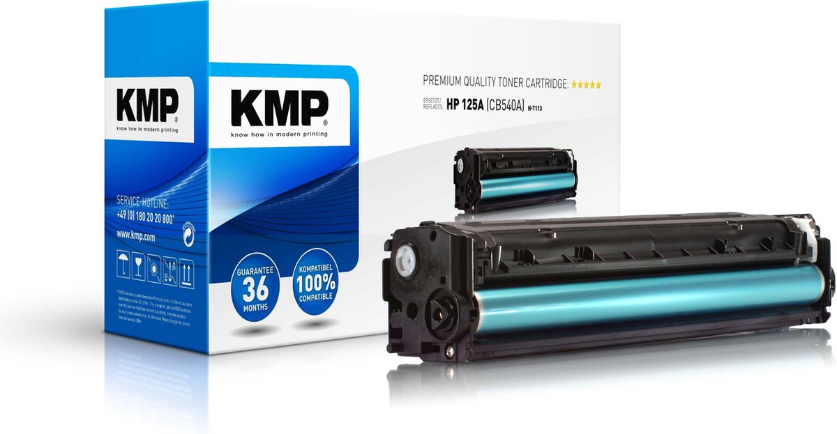 Kmp H-T113 Toner zwart compatibel met HP CB 540 A